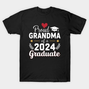 proud grandma graduate class of 2024 funny senior T-Shirt
